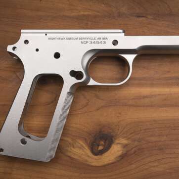 1911 Frame, Government, Deep Cut 25 LPI Checkering, Ramp Cut/9mm, 10mm, .38 super