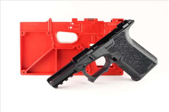 Poly 80 Compact Pistol Frame Kit G19/23/32 Black Textured Grip